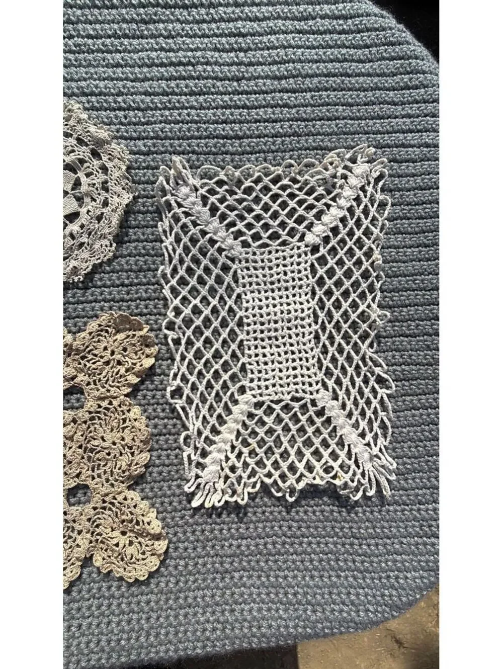 Vintage Lot of 3 Doilies